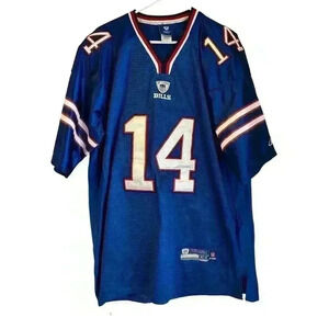 Buffalo Bills NFL Football Reebok Jersey Size 54 Number 14 Pegula
